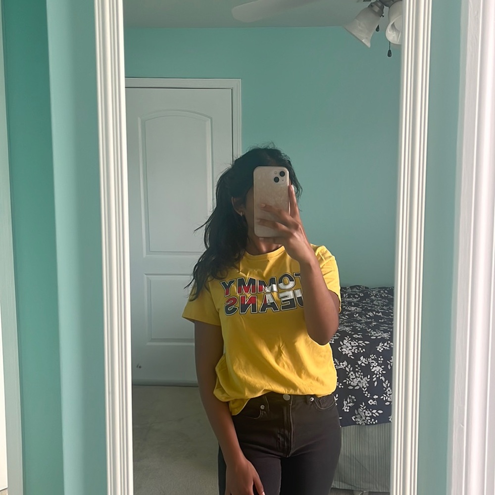 Tommy Hilfiger yellow tshirt